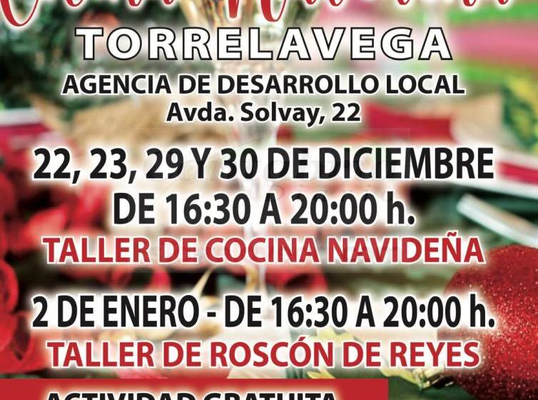  Abierta la inscripción para participar en los Talleres de Cocina Navideña y de Roscón de Reyes