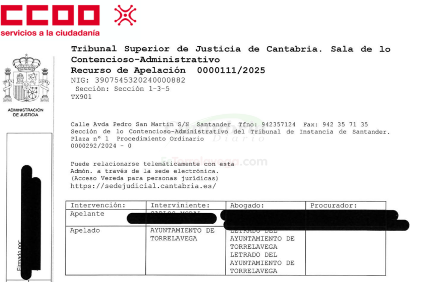  CCOO exige la dimisión de Pérez Noriega tras el fallo que obliga a invertir más de 550.000 euros no aplicados en el servicio de bomberos