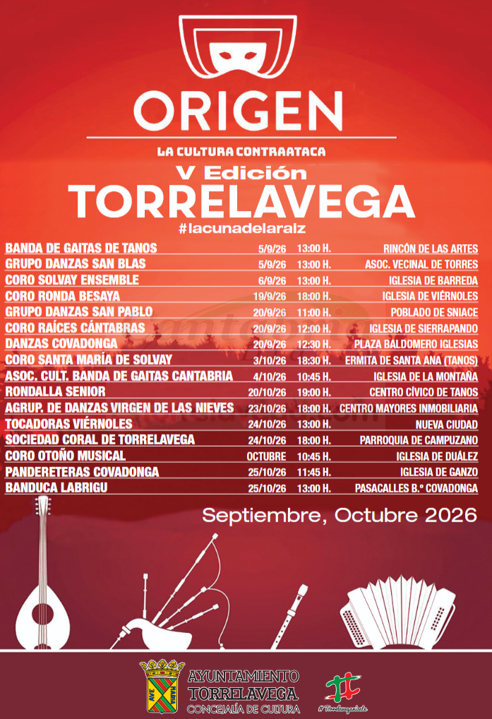 Torrelavega presenta la quinta edición de «Origen. La Cultura Contraataca»